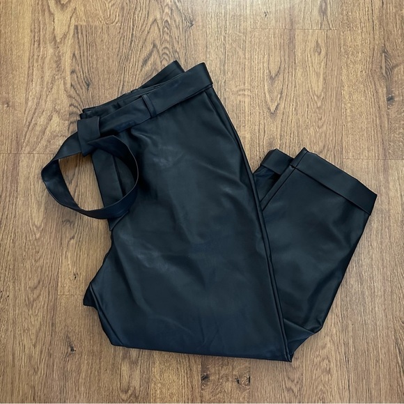 Eloquii Elements Faux Leather Pants Plus Size 20 - Picture 3 of 9